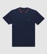 T-shirt manches courtes marine GLENOUT - IZAC