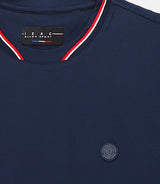 T-shirt manches courtes marine GLENOUT - IZAC
