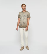 T-shirt à imprimé beige "Guerric" - IZAC