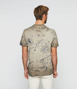 T-shirt à imprimé beige "Guerric" - IZAC