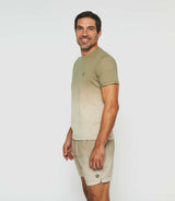 T-shirt dégradé kaki "Guyto" - IZAC