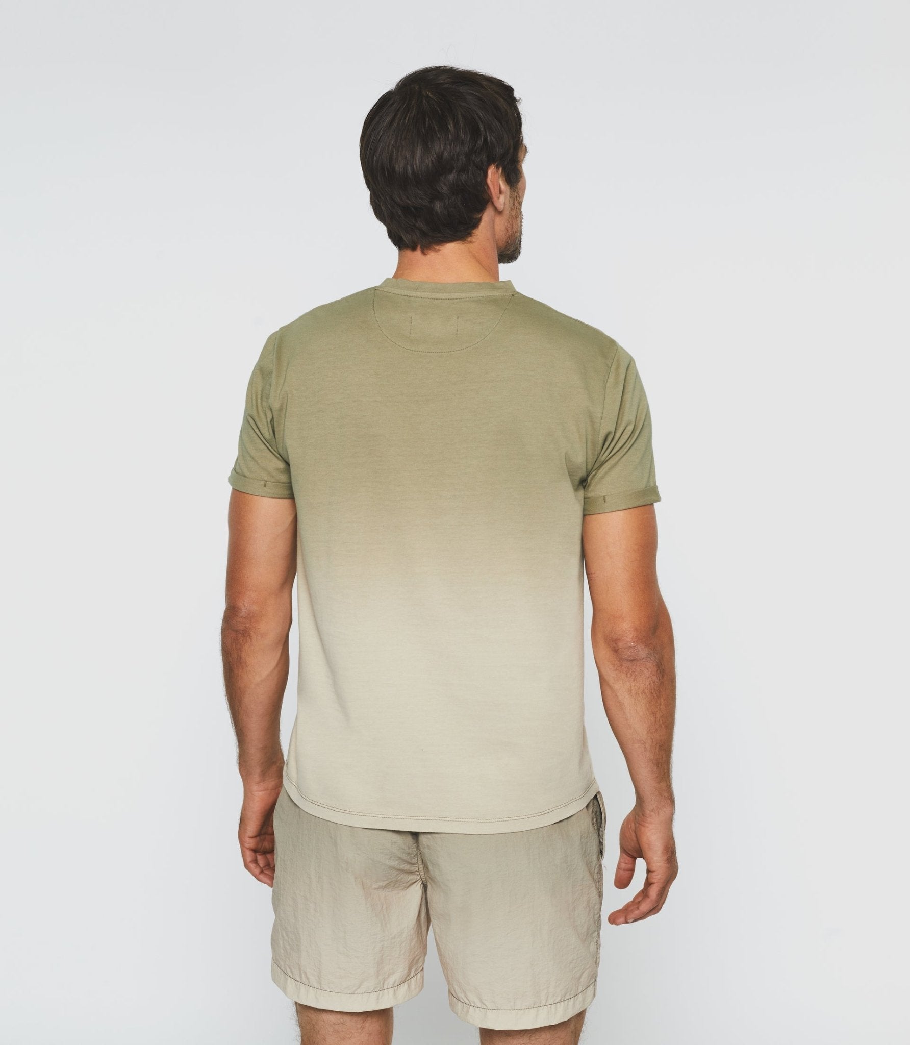T-shirt dégradé kaki "Guyto" - IZAC