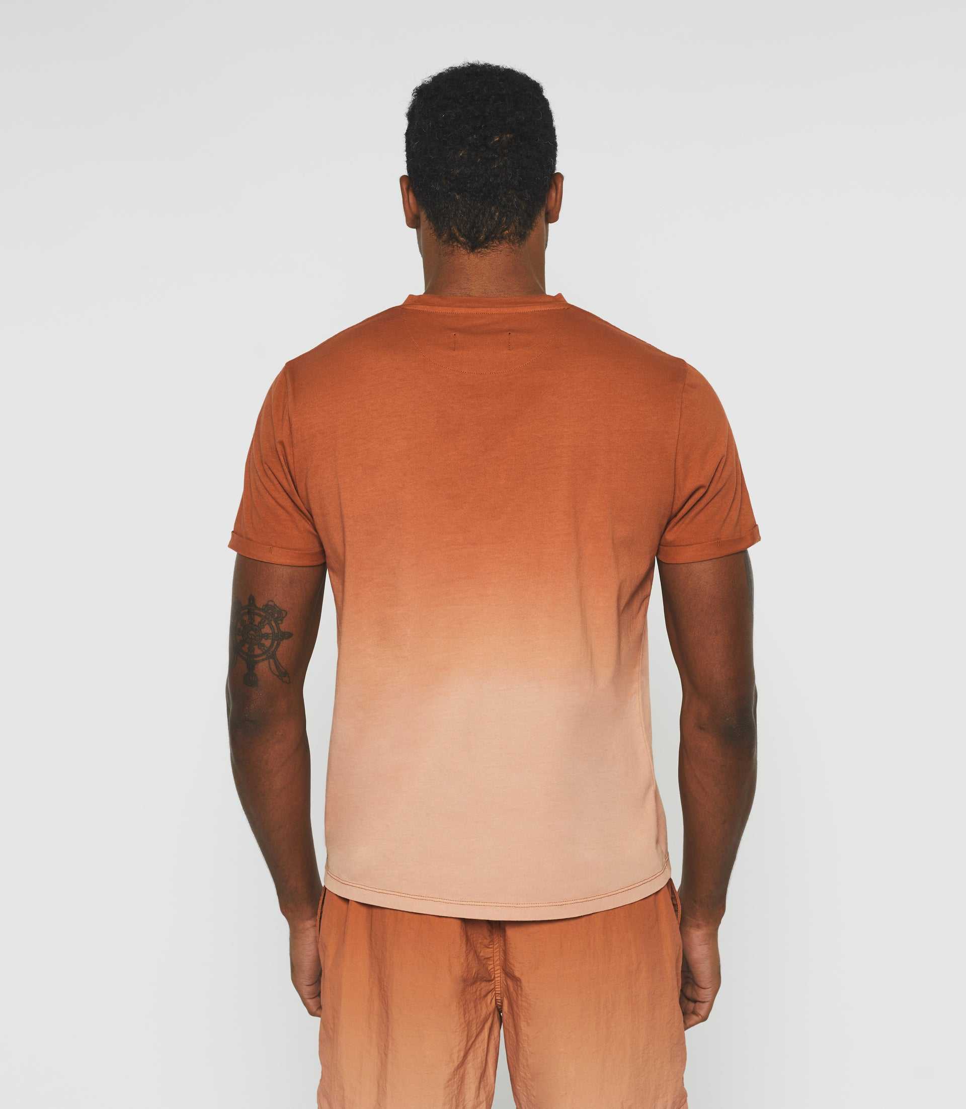 T-shirt dégradé orange "Guyto" - IZAC
