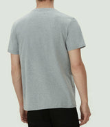 T-shirt imprimé gris chiné "Cali" - IZAC