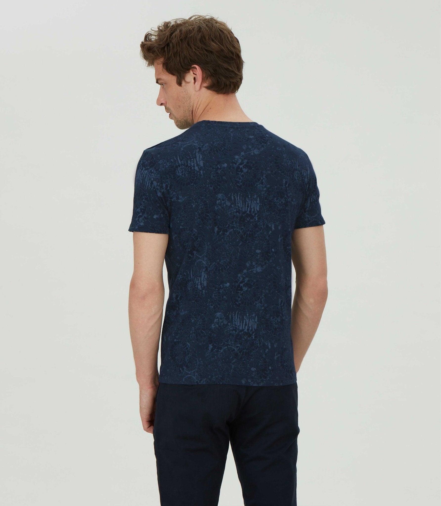 T-shirt imprimé marine "Clarys" - IZAC