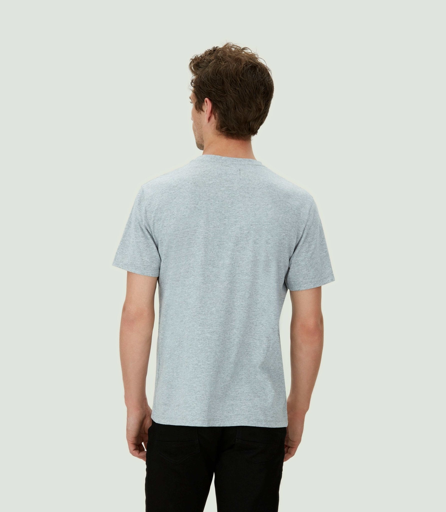 T-shirt imprimé gris chiné "Clo" - IZAC