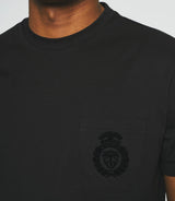 T-shirt manches courtes noir NOA - IZAC