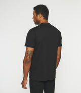 T-shirt manches courtes noir NOA - IZAC