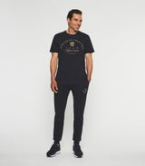 T-shirt manches courtes avec imprimé logo marine NOLAN - IZAC