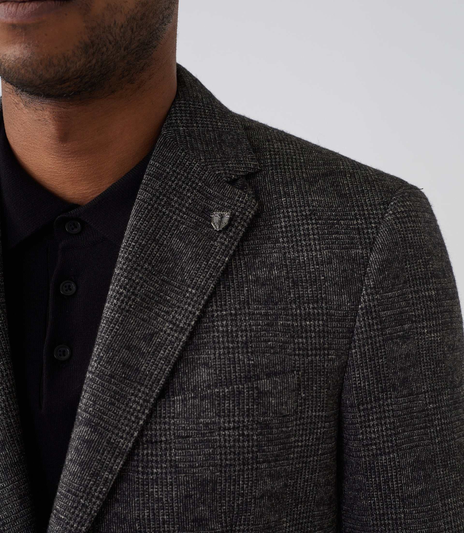 Veste casual motif grise "Idole" - IZAC