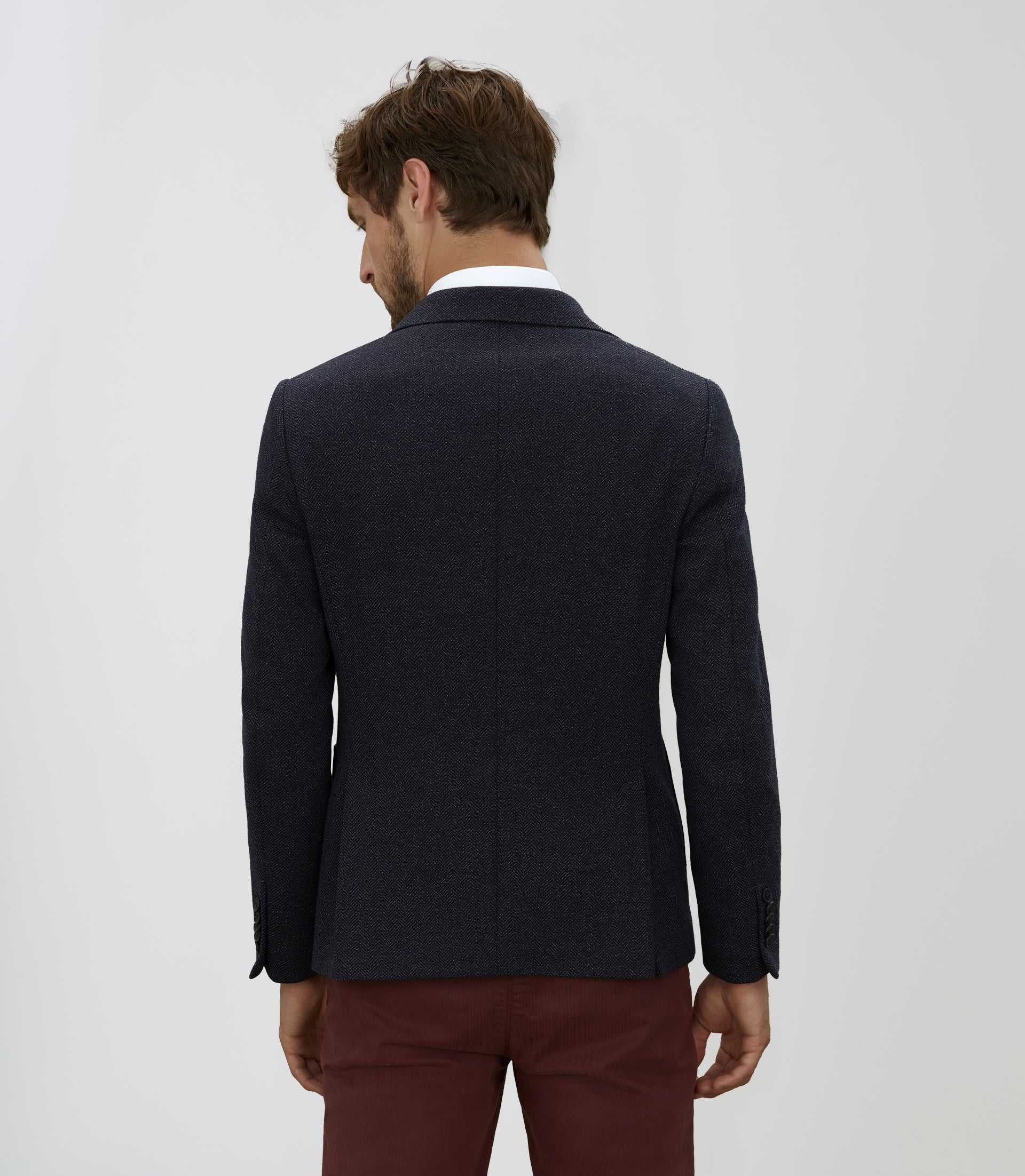 Veste casual marine "Imprevu" - IZAC