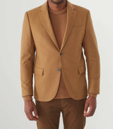 Veste casual avec cachemire camel "Raffineur" - IZAC