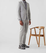 Veste casual avec cachemire gris clair "Raffineur" - IZAC