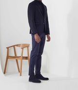 Veste casual avec cachemire marine "Raffineur" - IZAC