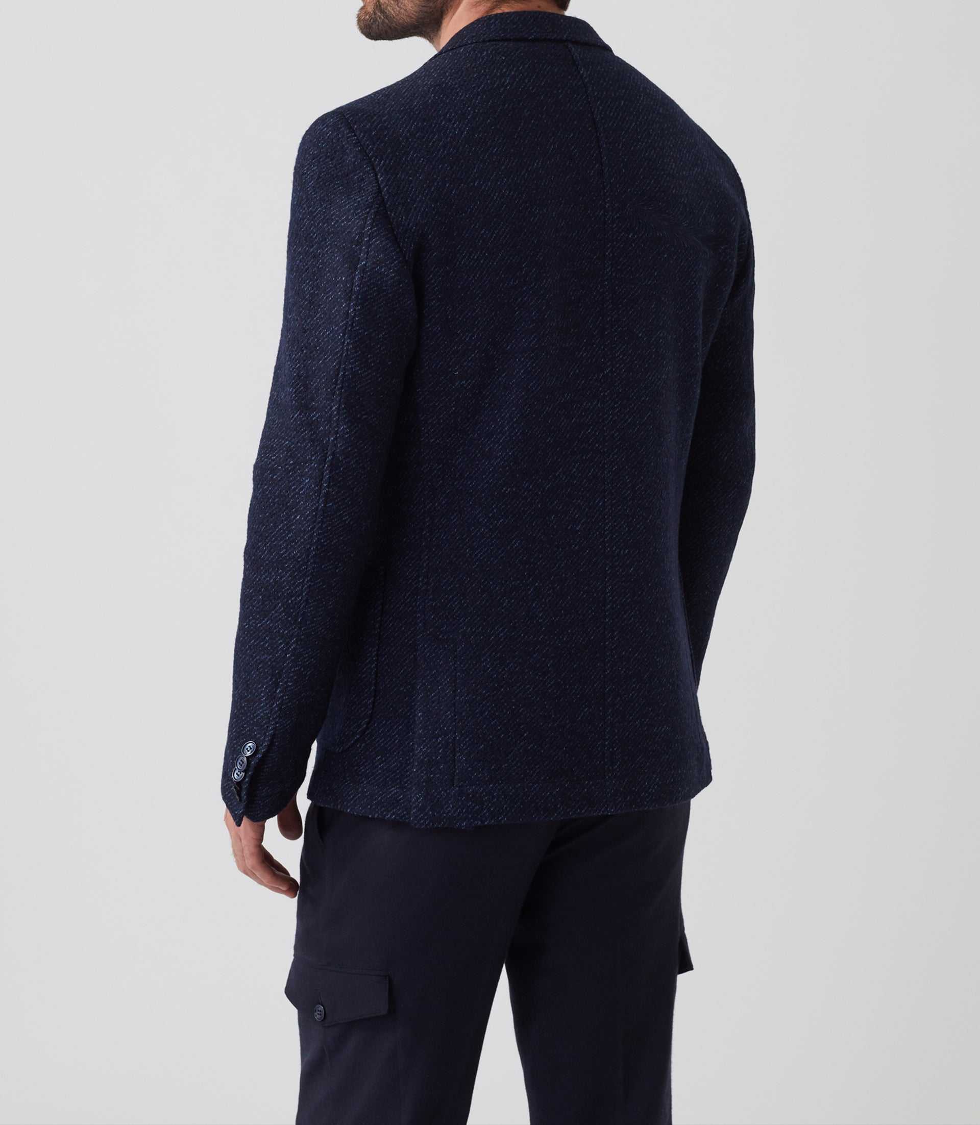 Veste maille marine "Rare" - IZAC