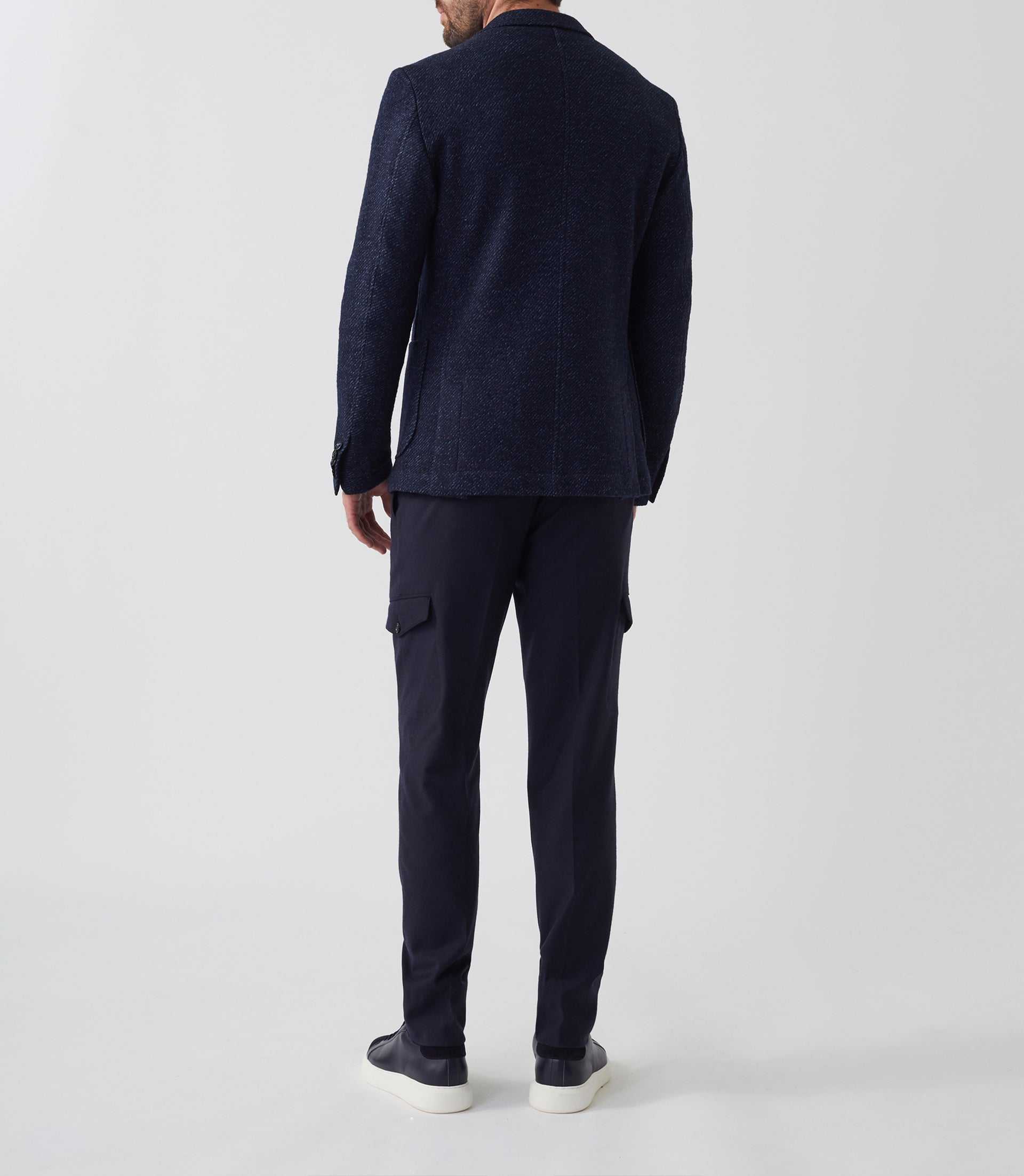 Veste maille marine "Rare" - IZAC