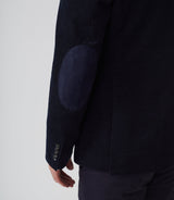 Veste velours fantaisie marine "Record" - IZAC
