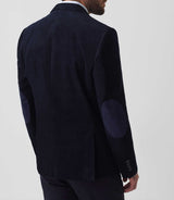 Veste velours fantaisie marine "Record" - IZAC