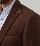 Veste velours fantaisie marron - clair "Record" - IZAC