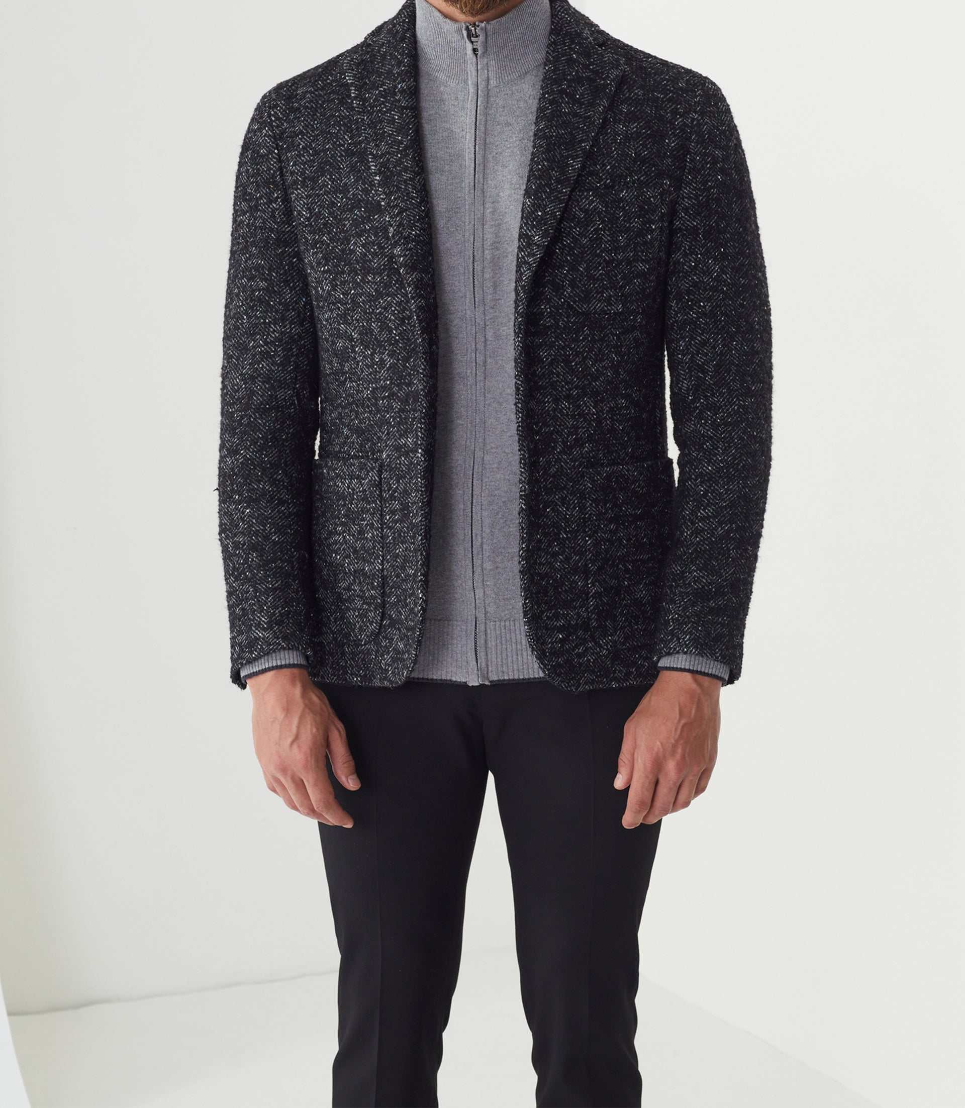 Veste poches plaquées noires "Ringo" - IZAC
