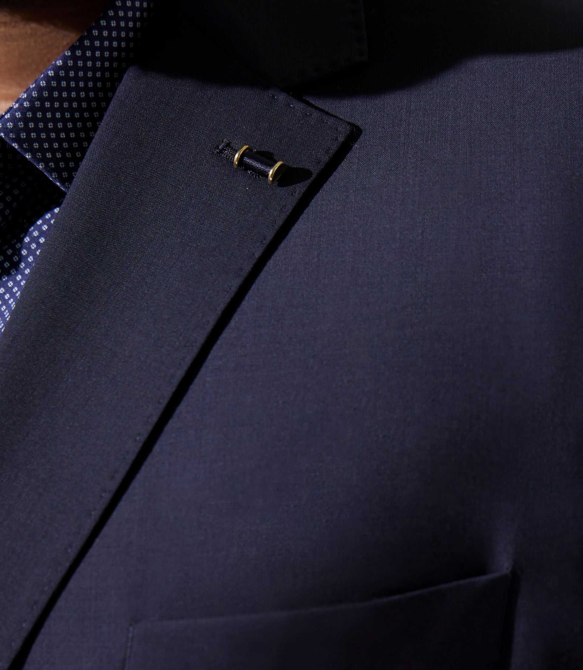 Veste en laine bleu marine FLATEURBT - IZAC