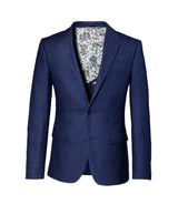 Veste ville en flanelle bleue "Envol" - IZAC