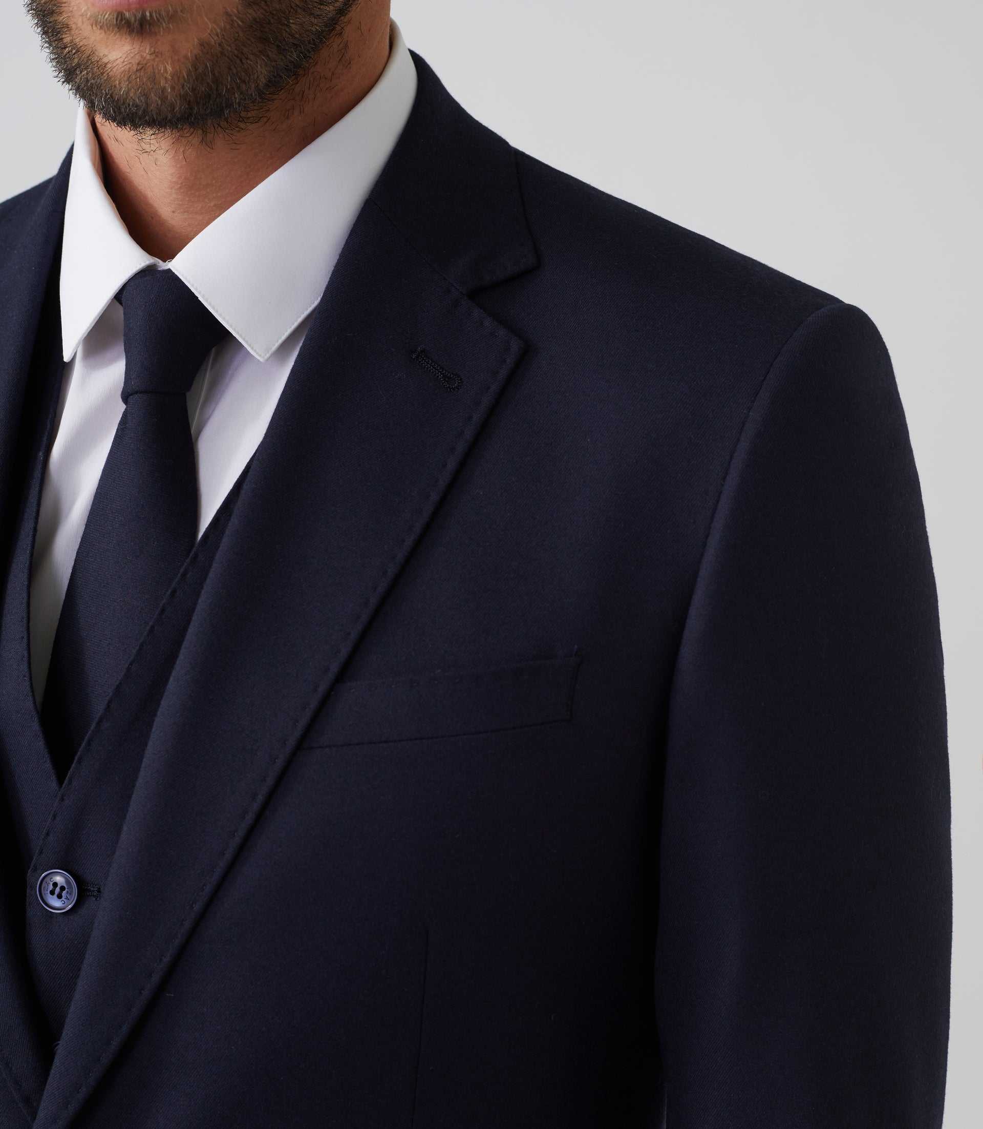 Veste ville séparable marine "Velou" - IZAC