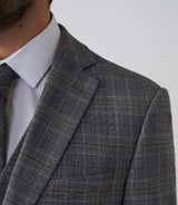 Veste ville Prince de Galles gris "Vintage" - IZAC
