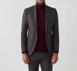 Veste ville Prince de Galles marron "Visuel" - IZAC