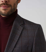 Veste ville Prince de Galles marron "Visuel" - IZAC