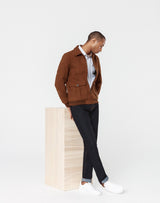 Blouson suédine camel - IZAC