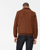 Blouson suédine camel - IZAC