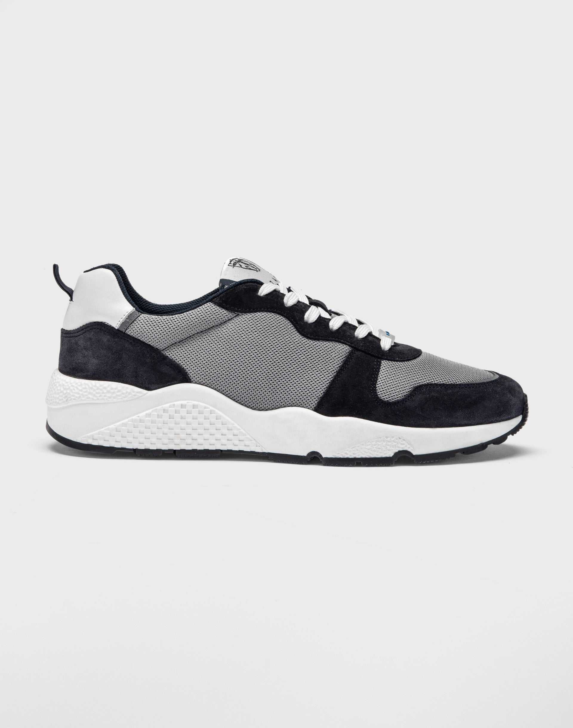 Sneakers marine et gris "Emilio" - IZAC