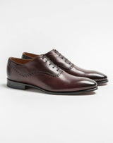Richelieu cuir bordeaux "Garou" - IZAC