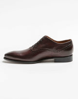 Richelieu cuir bordeaux "Garou" - IZAC
