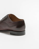 Richelieu cuir bordeaux "Garou" - IZAC