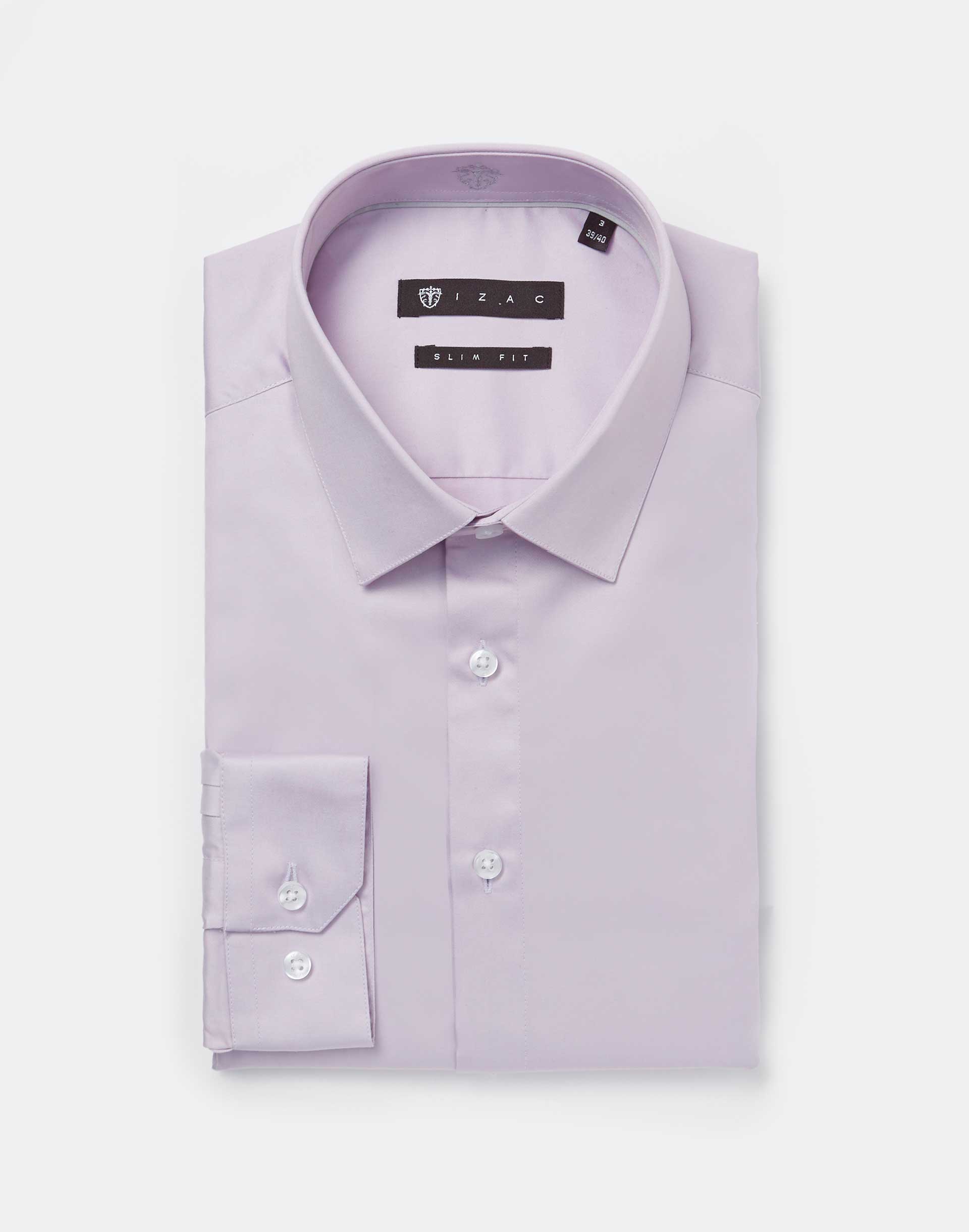 Chemise Slim Lilas - IZAC