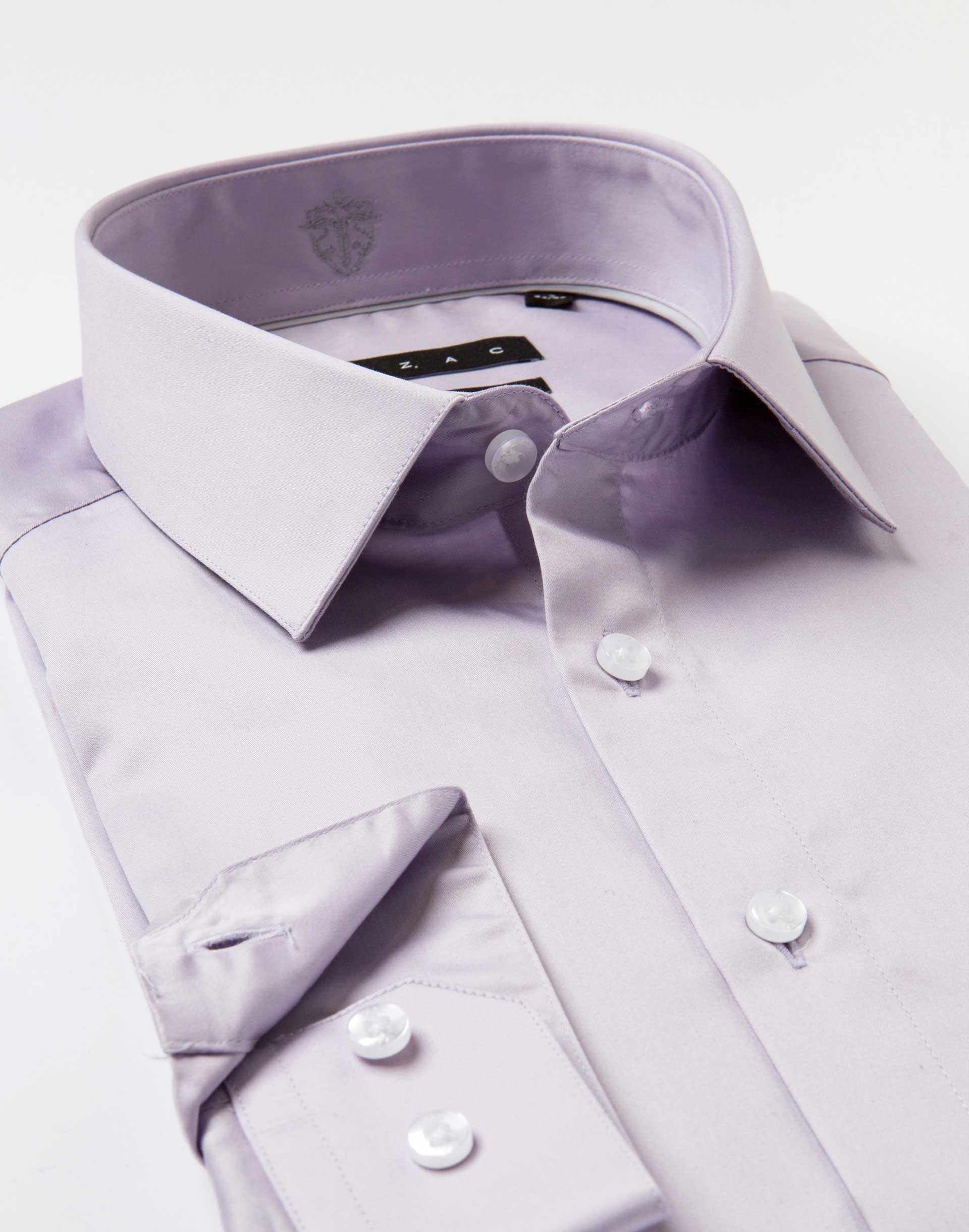 Chemise Slim Lilas - IZAC