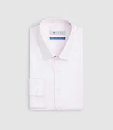 Chemise "Easy Iron" en coton rose "Salsa" - IZAC