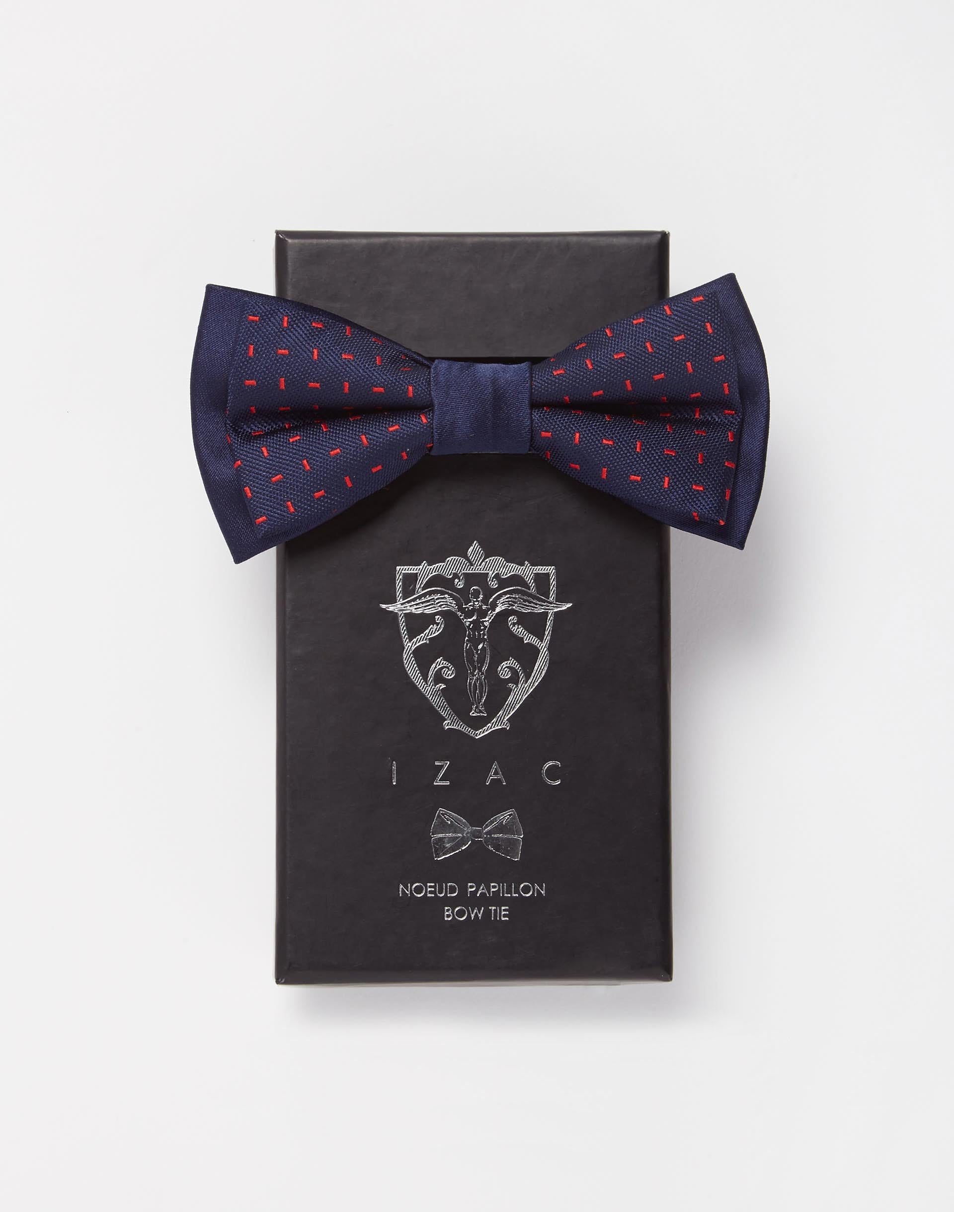 Nœud papillon motif rouge - IZAC