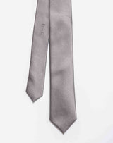 Cravate slim satin taupe - IZAC