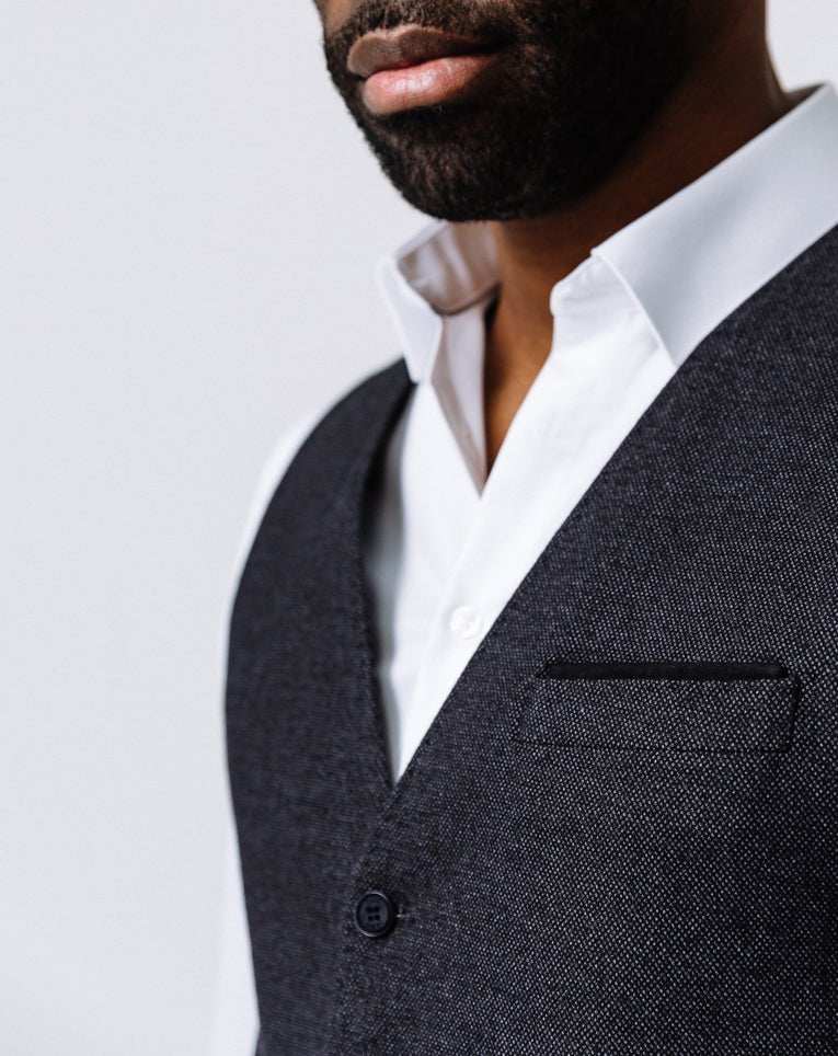 GILET VILLE ANTHRACITE - IZAC