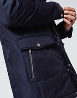 Manteau Capuche Marine