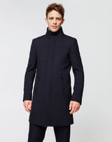Manteau long navy - IZAC