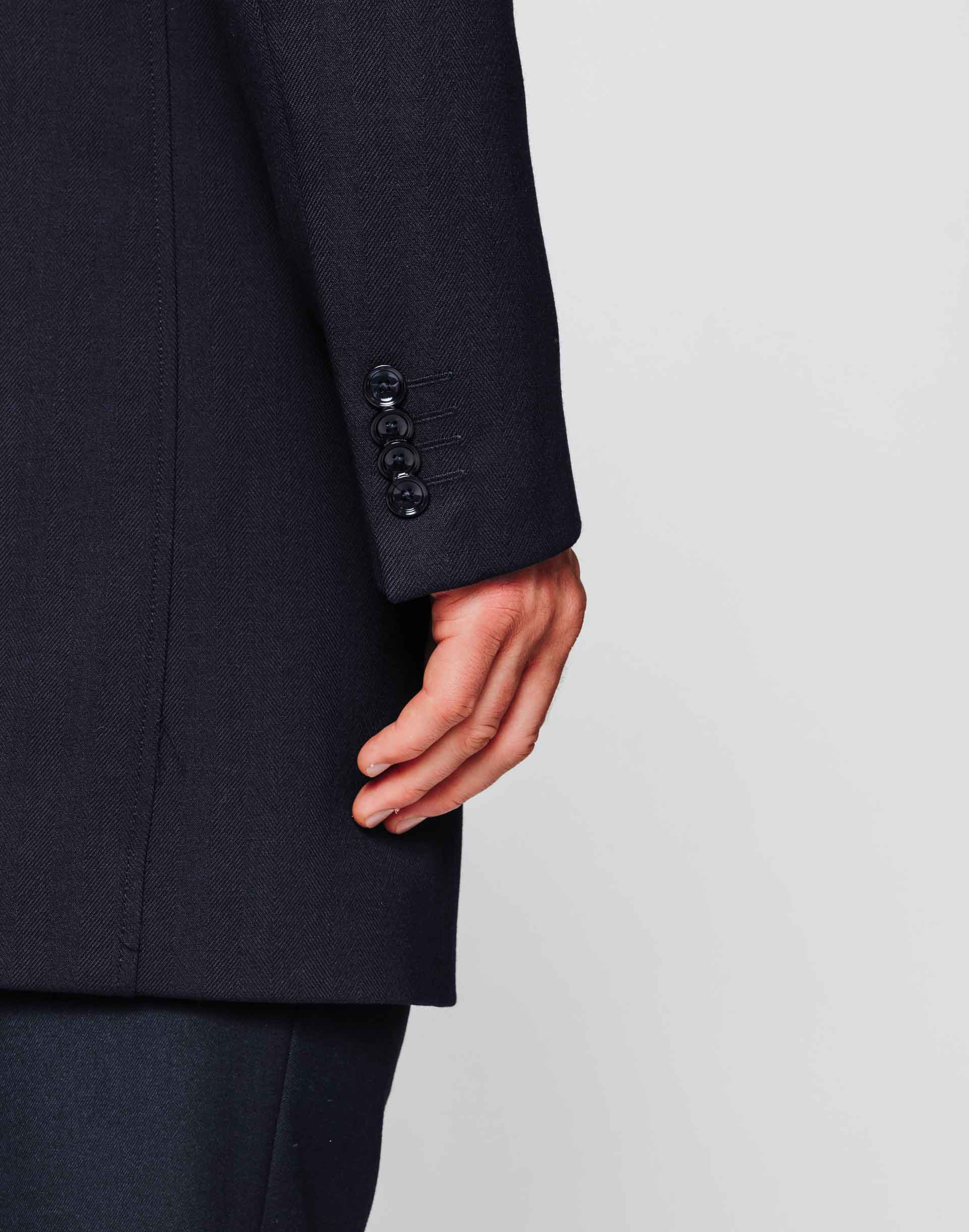 Manteau long navy - IZAC
