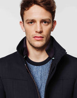 Manteau long navy - IZAC