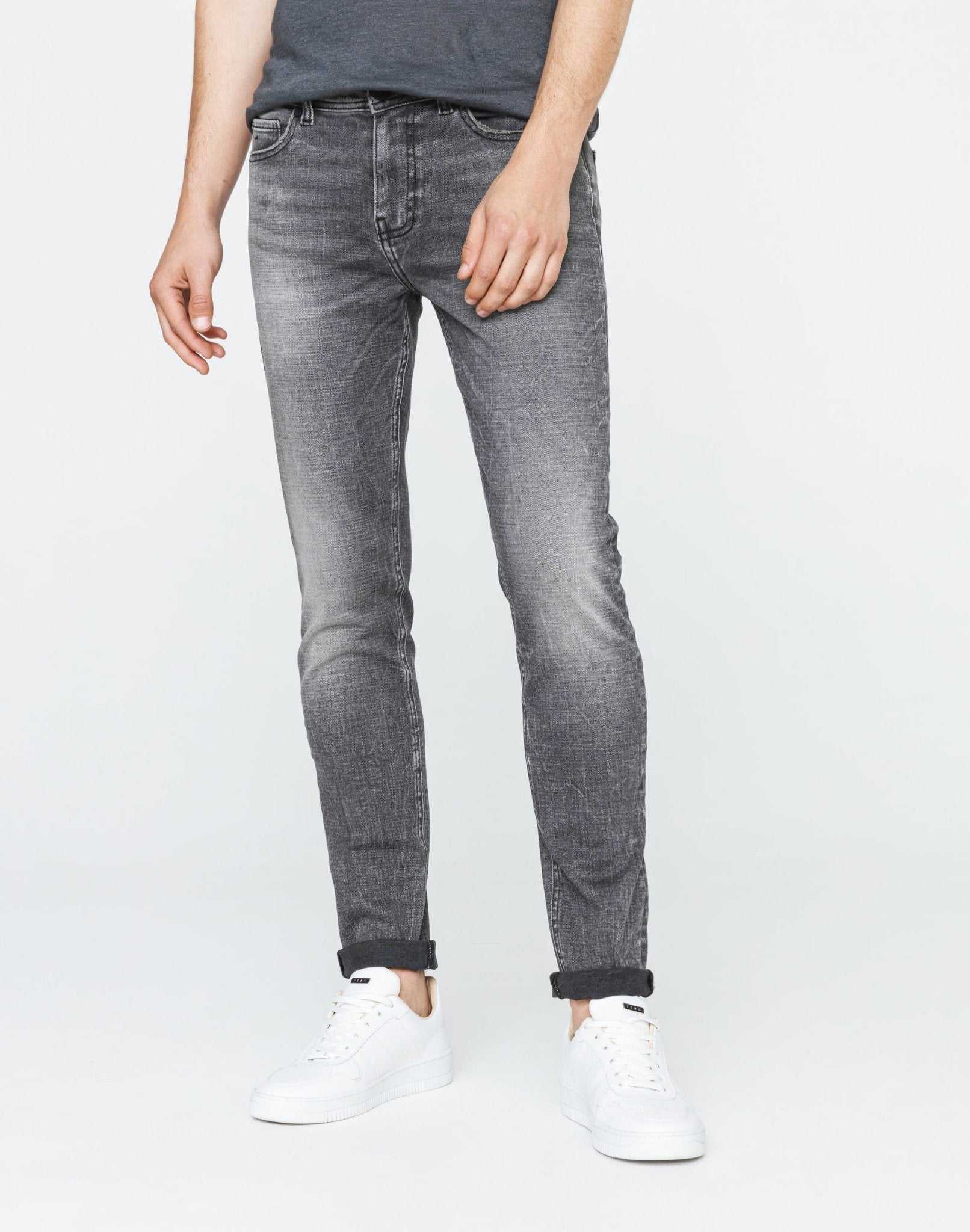 Jean Hydroless gris moyen - IZAC