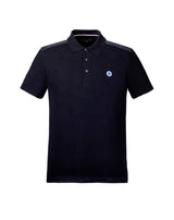 Polo Noir Empiècement Epaules - IZAC