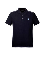 Polo Noir Empiècement Epaules - IZAC