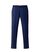 PANTALON À PINCES BLEU MARINE - IZAC